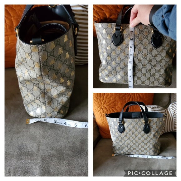 Gucci supreme bee small monogrammed tote - Picture 16 of 16